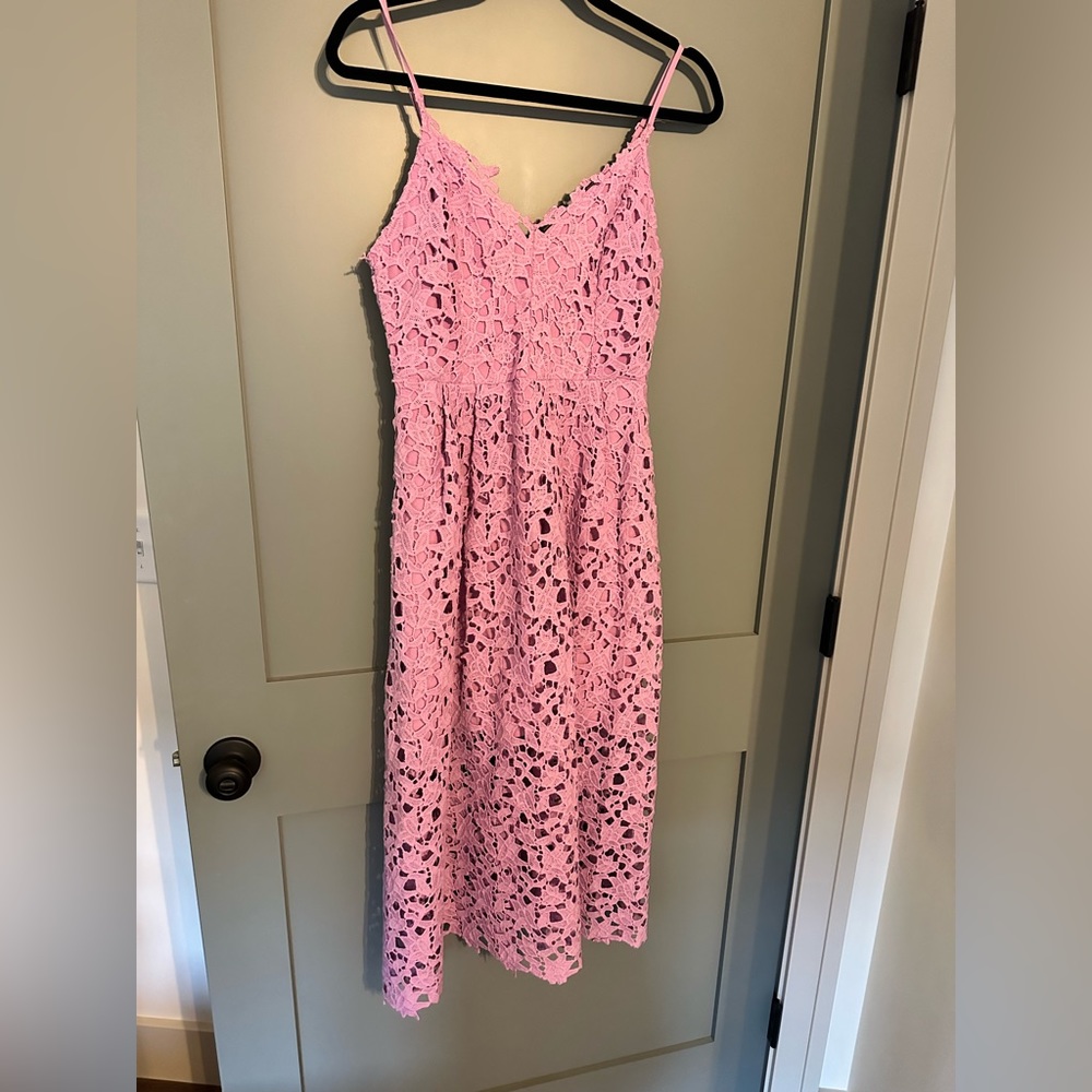 ASTR The Label Lace A Line Midi Dress - M